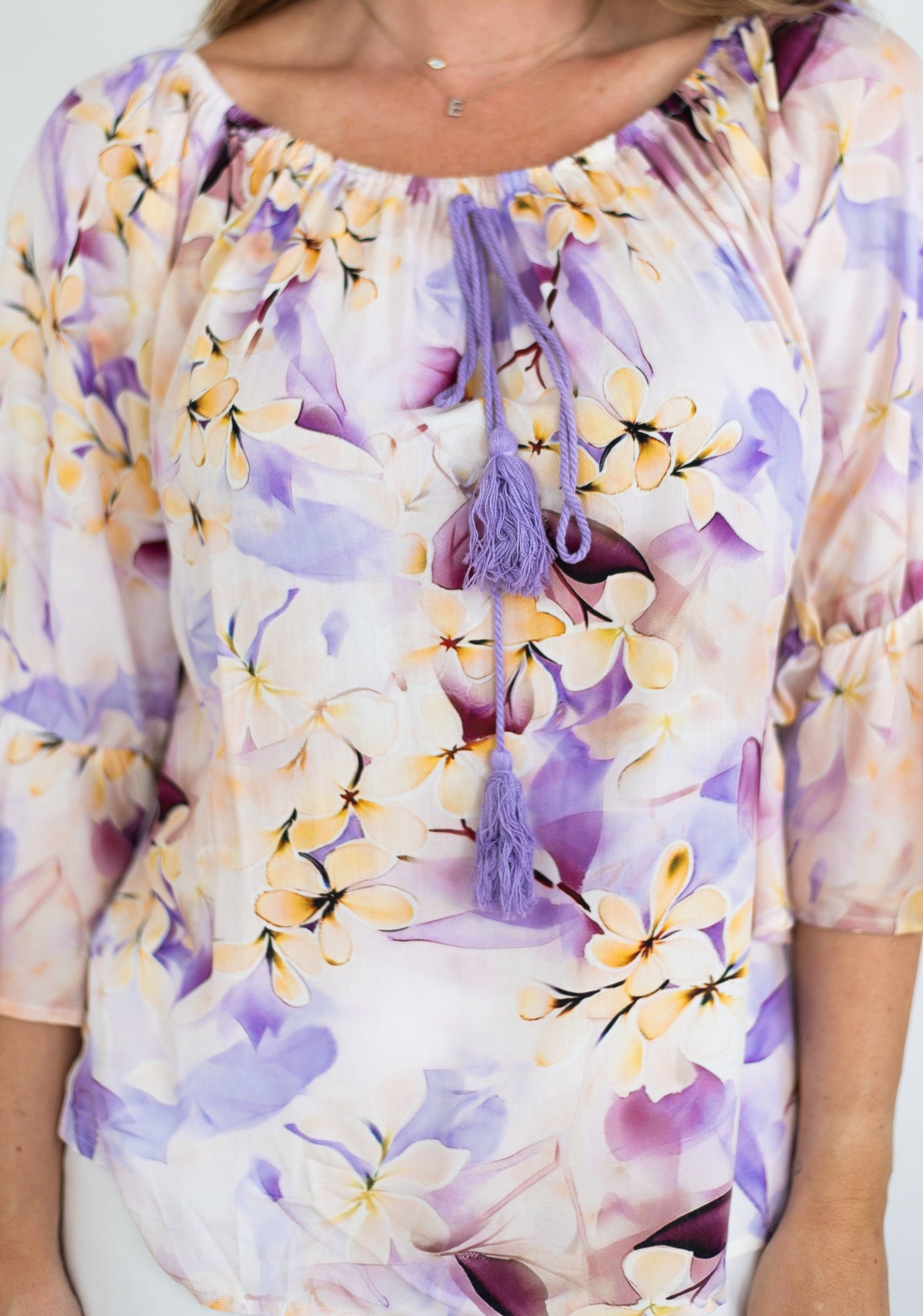 Frangipani Bell Top