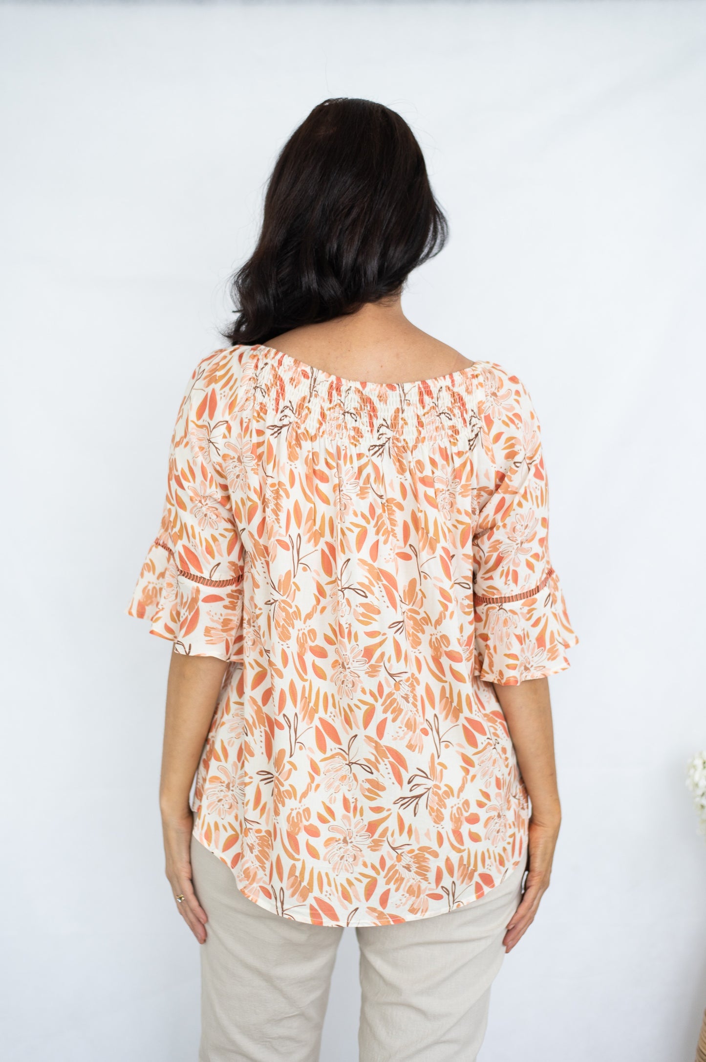 Blossom Shirred Top