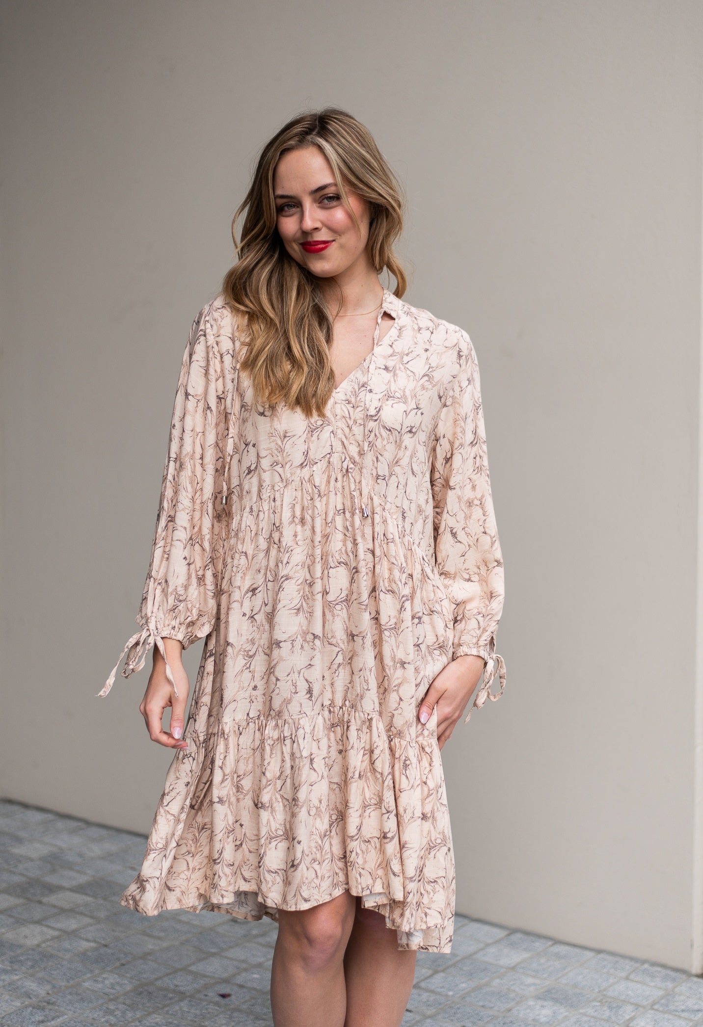 Harvest Air Tiered Short Dress