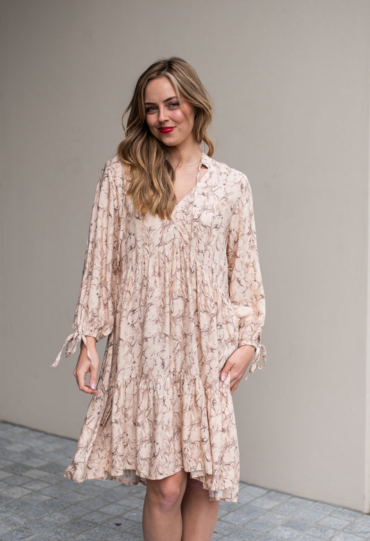 Harvest Air Tiered Short Dress