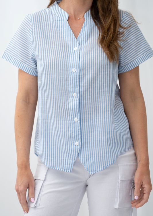 Stripe Button Up Shirt