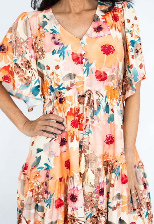 Sunflower Tiered Dress