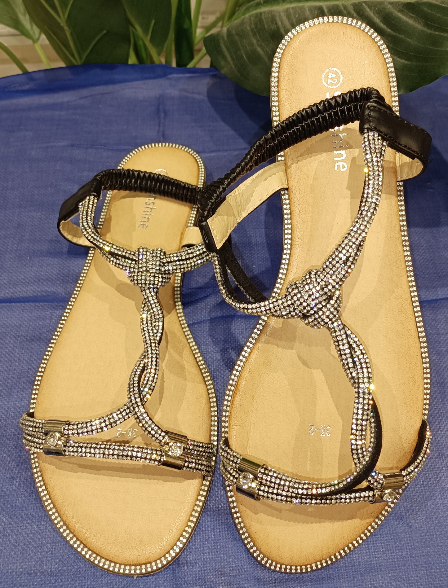 Diamonte Twist Sandals