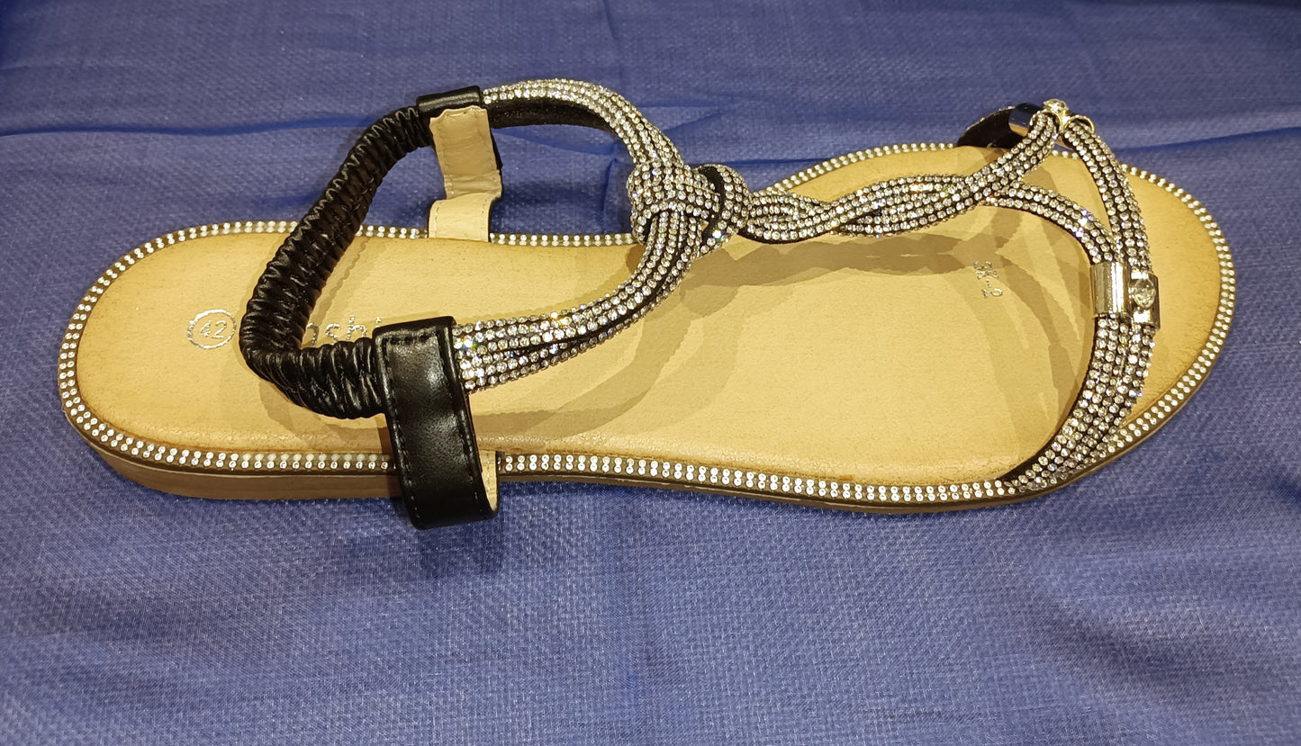Diamonte Twist Sandals