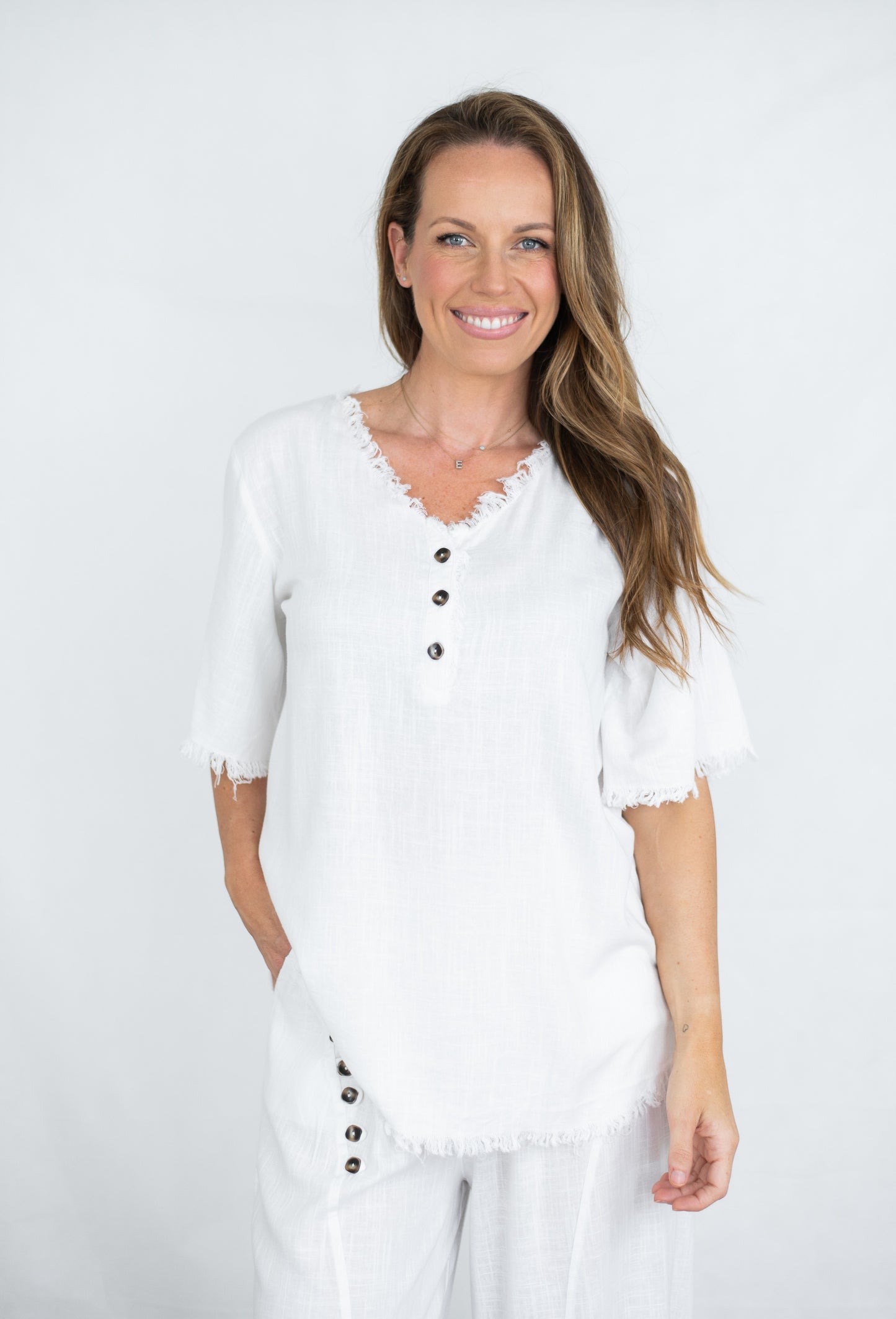 Frayed Beach Top