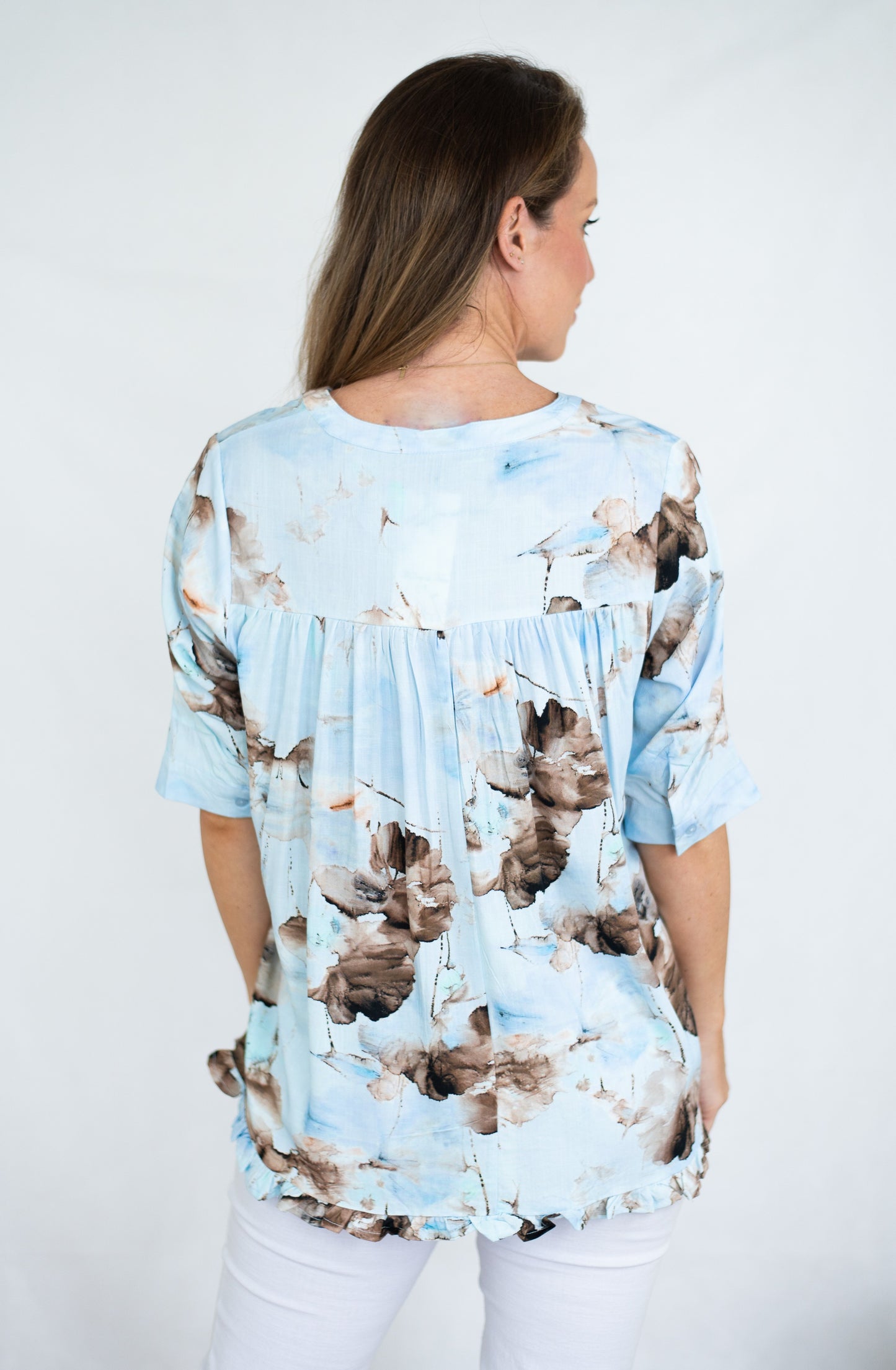 Ink Blot Yoke Top