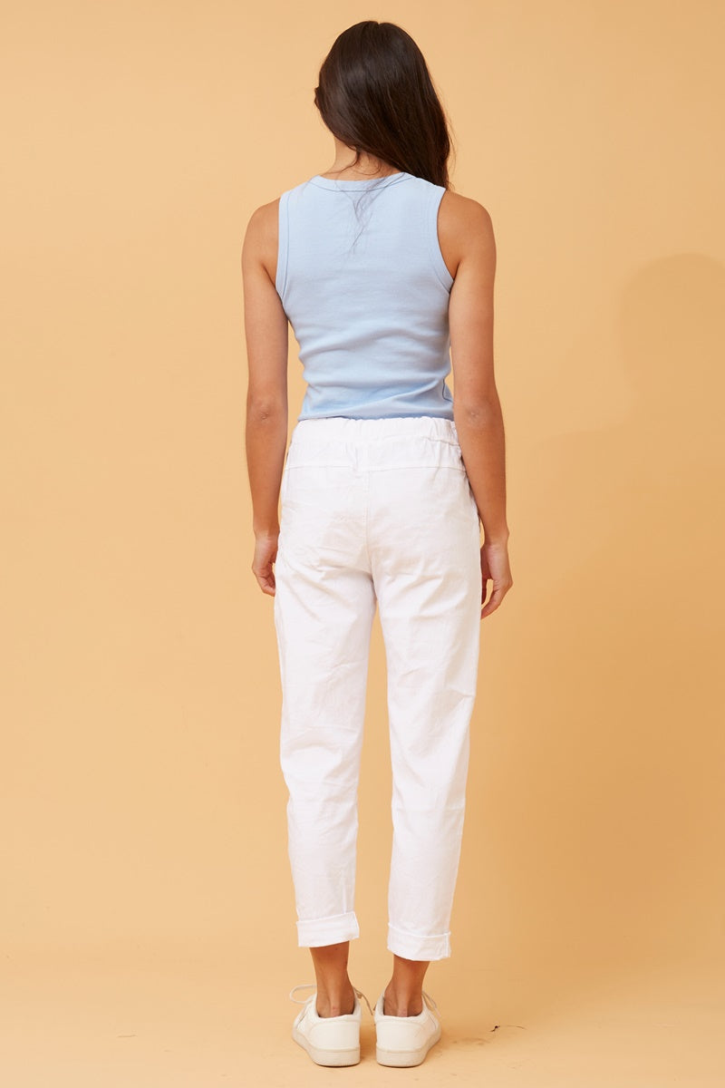 Classic Italian 7/8 Stretch Pants
