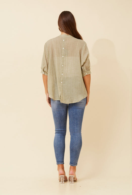 Classic Button Back Shirt