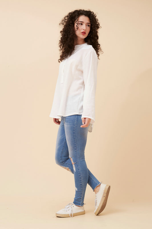 Half-Placket Italian Shirt