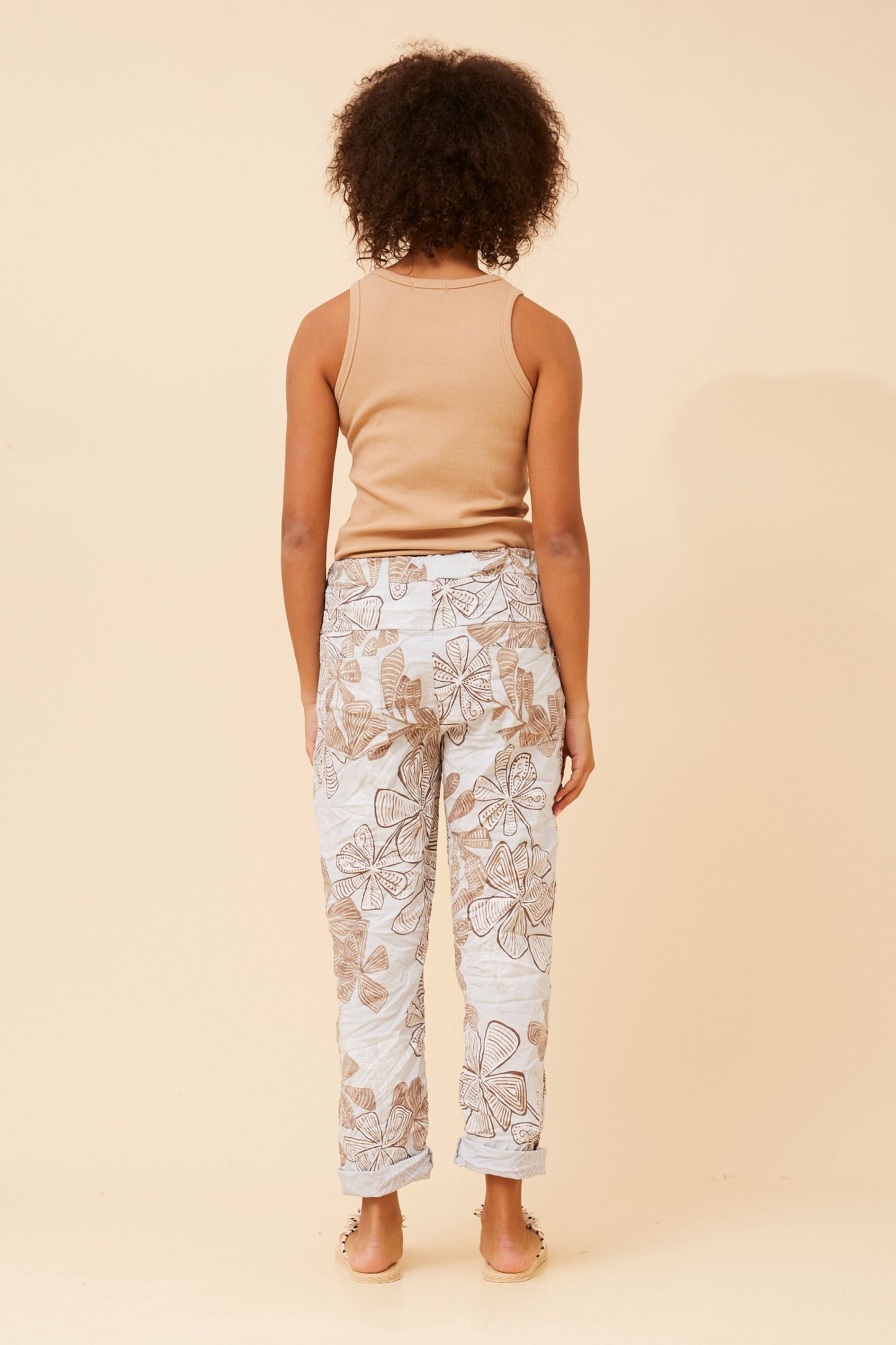 Fossilised Bloom Italian 7/8 Pants