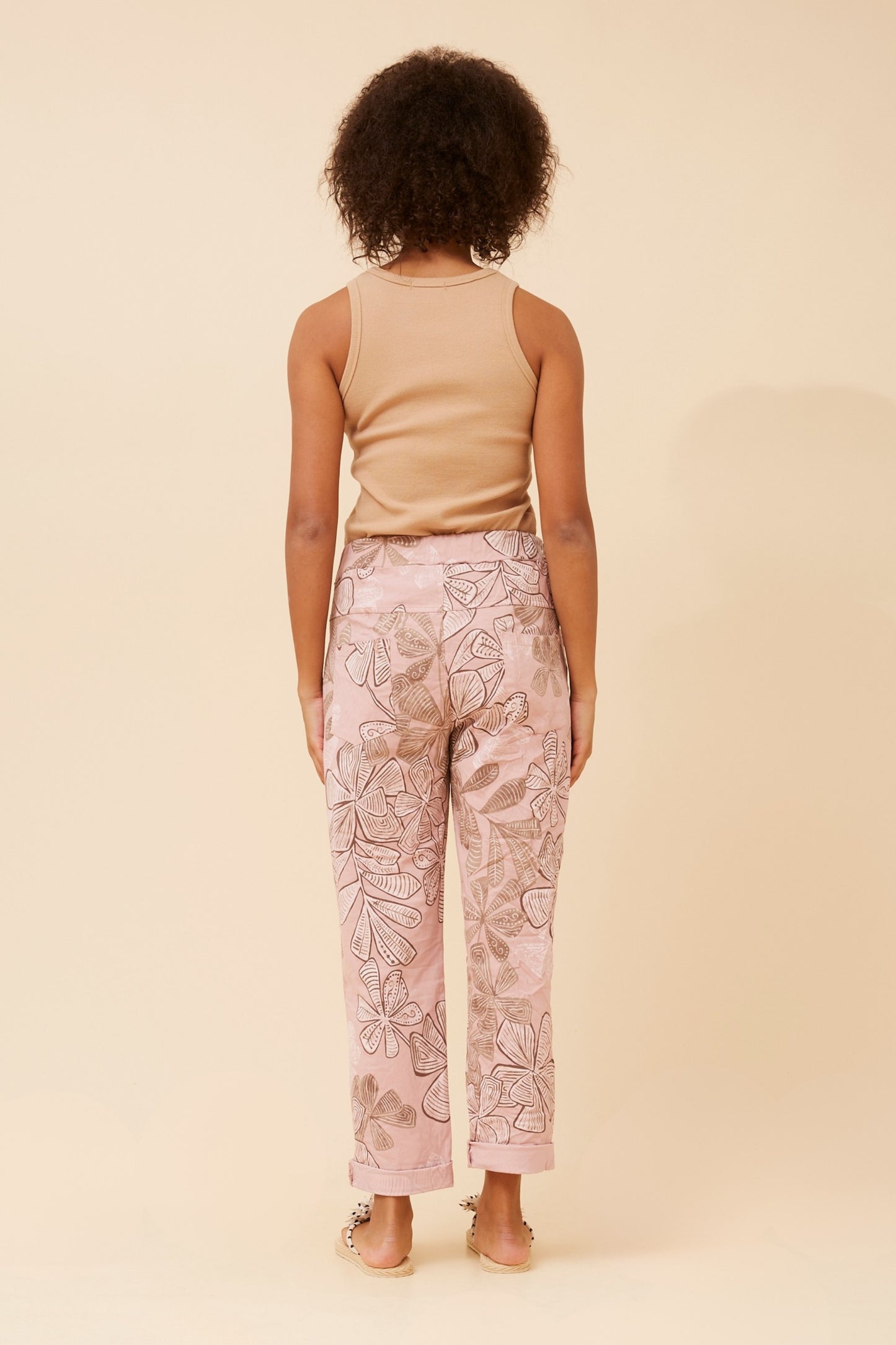 Fossilised Bloom Italian 7/8 Pants