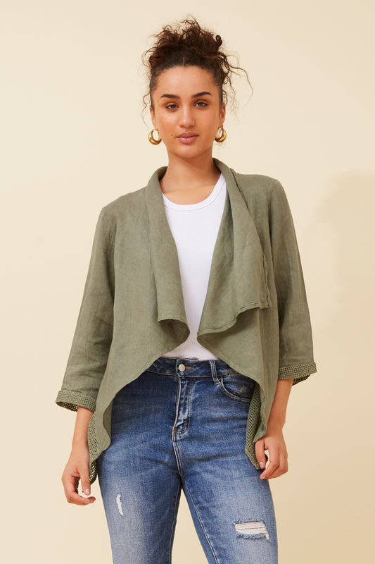 Linen Italian Cardigan