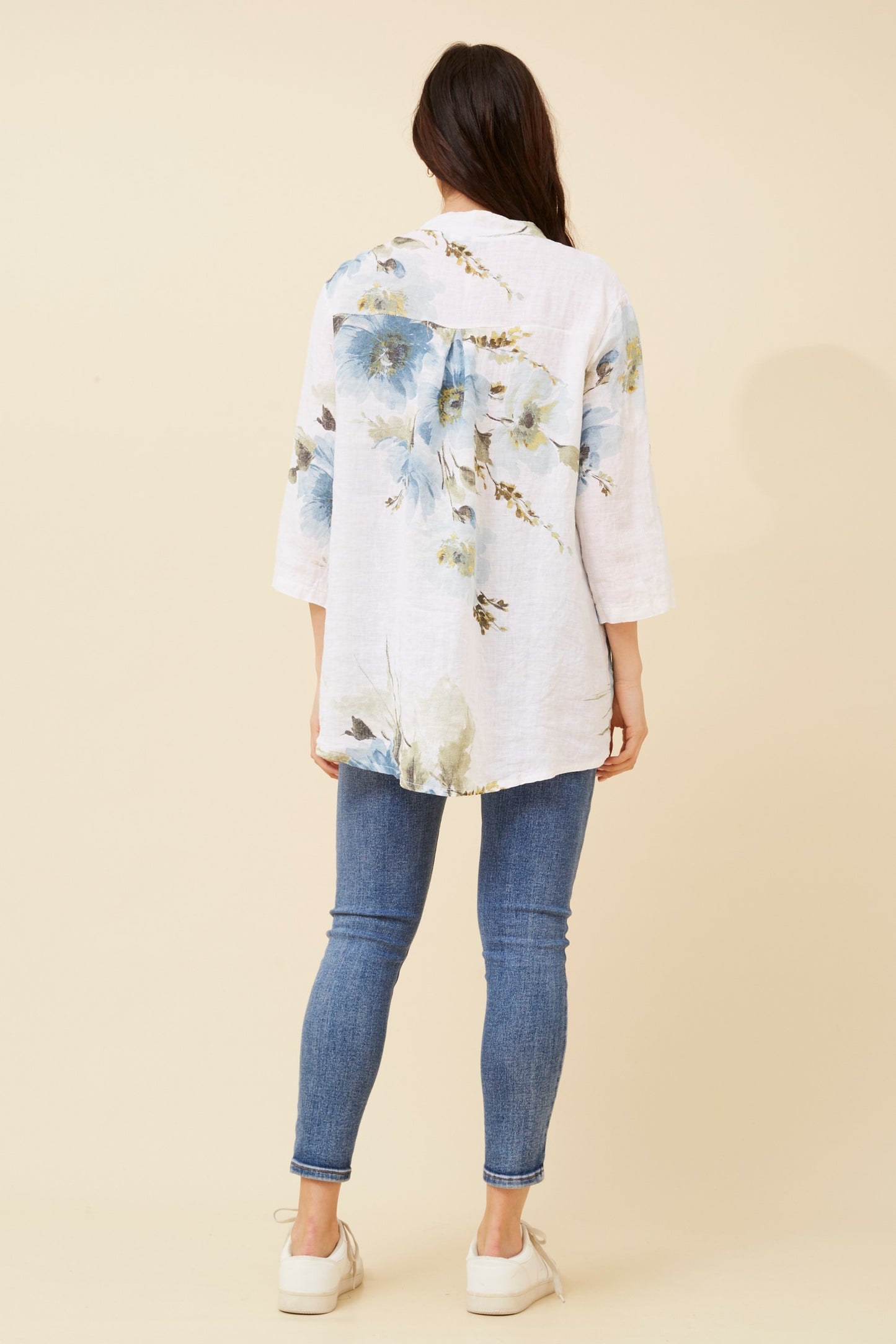 Floral 2 Button Italian Top
