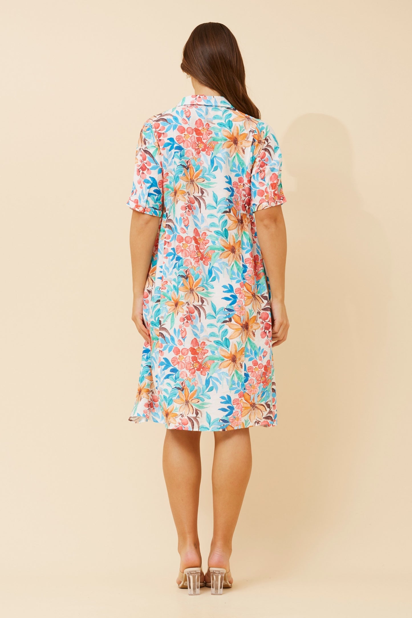 Floral Garden Collared Dress