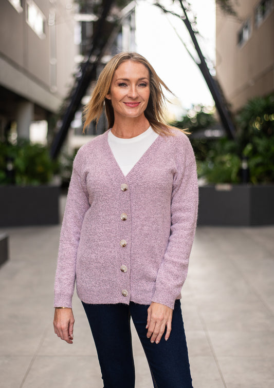 Button Down Knit Cardigan