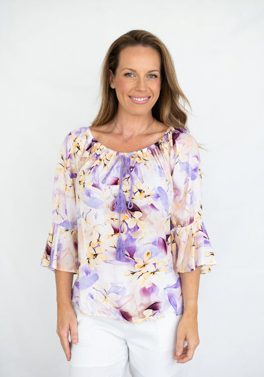 Frangipani Bell Top