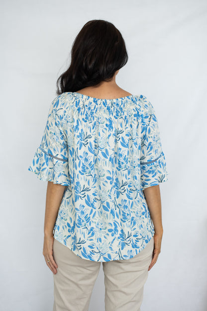 Blossom Shirred Top