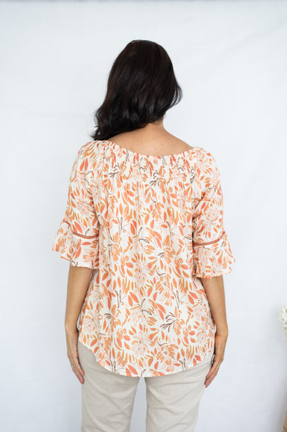 Blossom Shirred Top