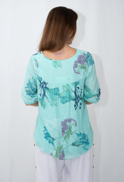 Hydrangeas Yoke Top
