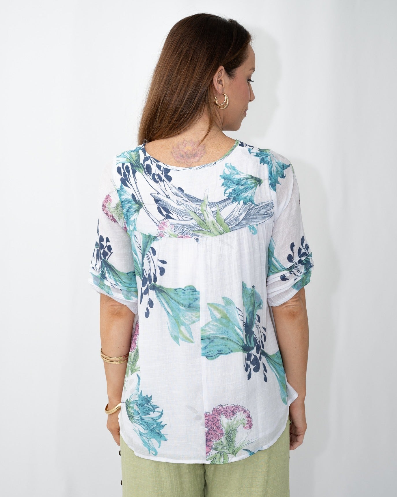 Hydrangeas Yoke Top
