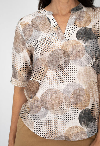 Glitter Polka Yoke Top