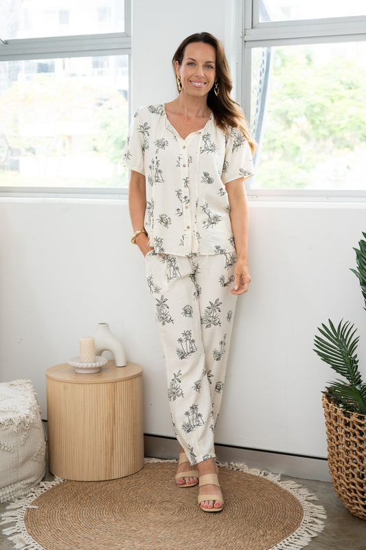 Island Life Shirt-Pants Set