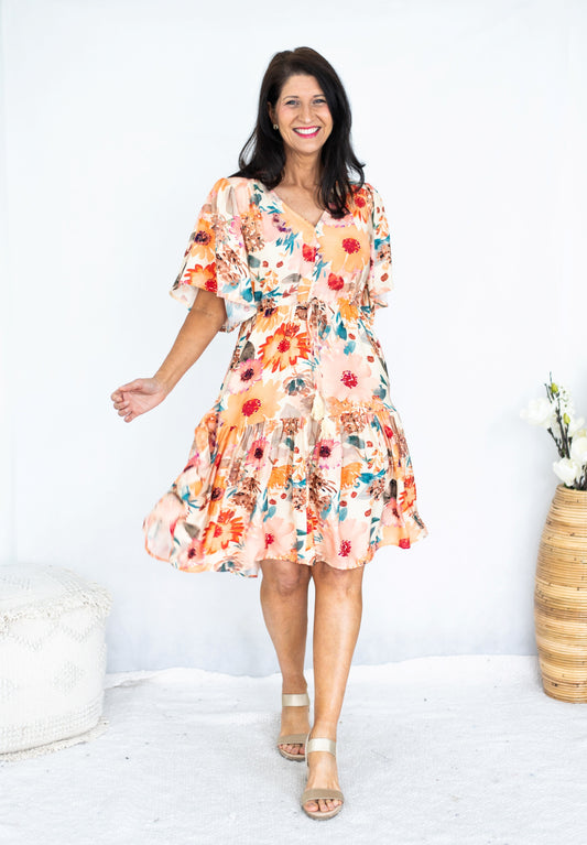 Sunflower Tiered Dress