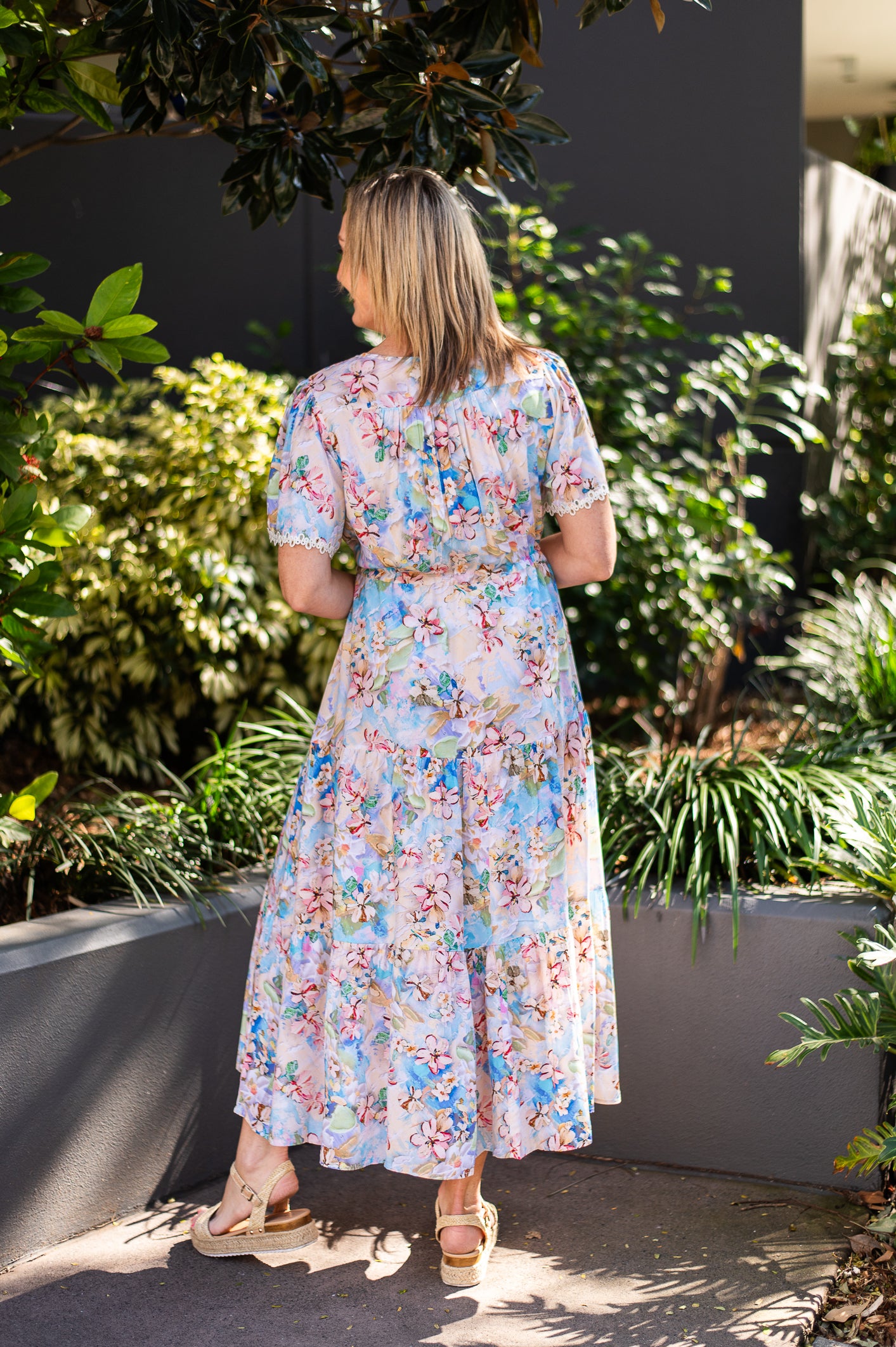 Spring Tiered Maxi Dress