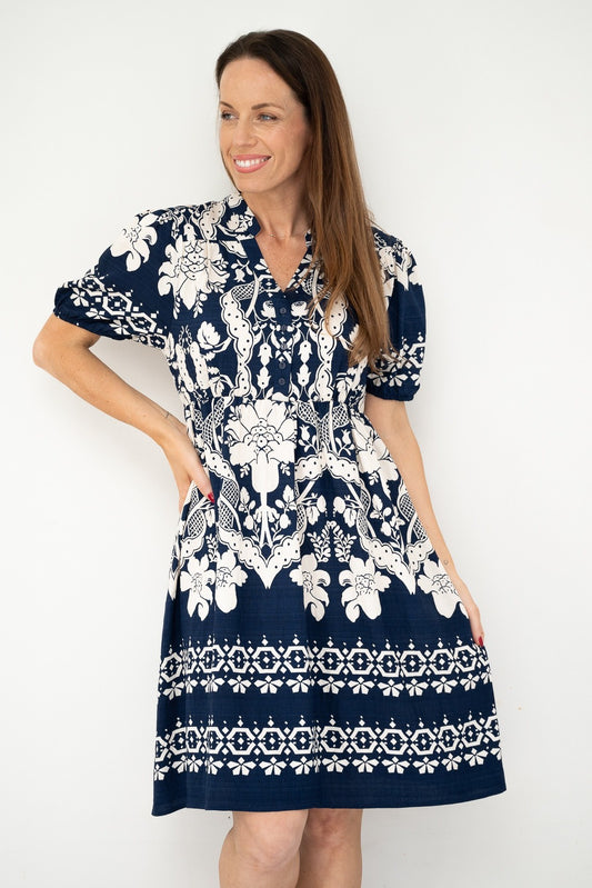 Floral Tapestry Dress