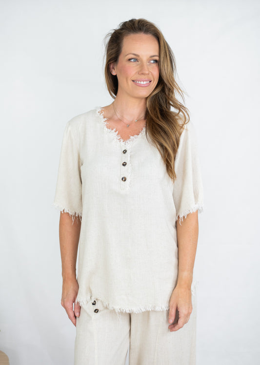 Frayed Beach Top