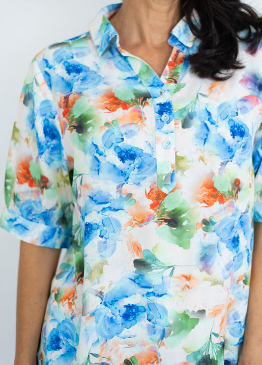 Watercolour Bloom Shirt