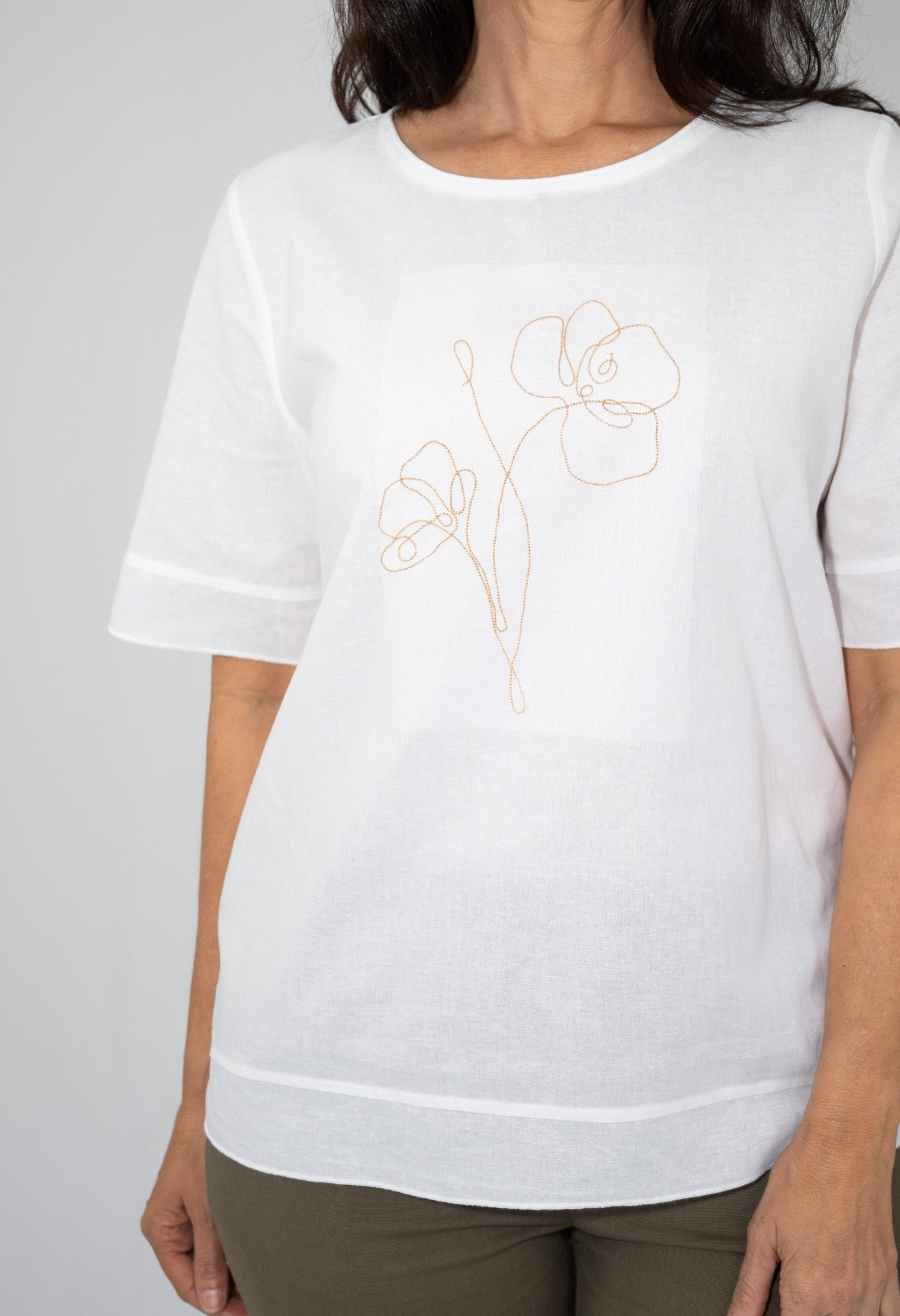 Rhinestone Bloom T-Shirt