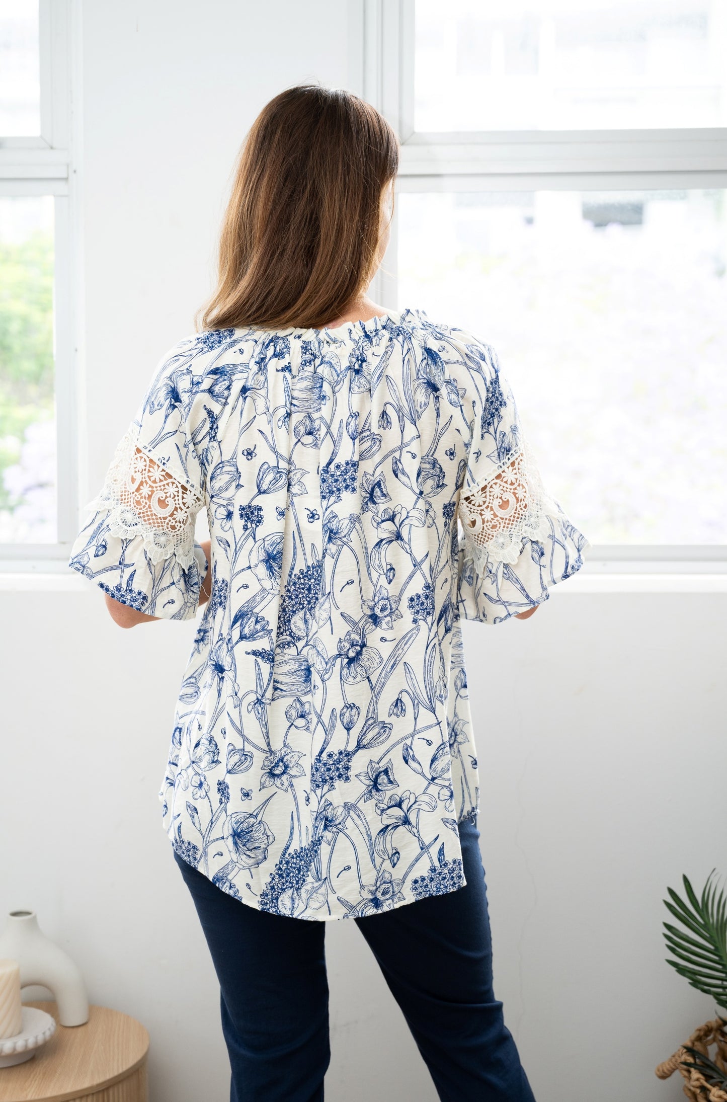 Blooms Lace Bell Top