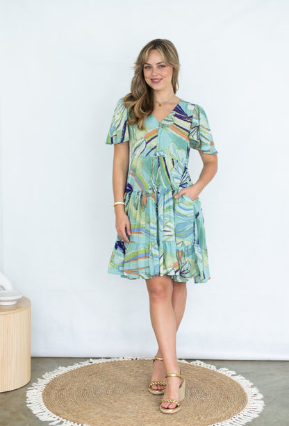 Rainforest Tiered Dress