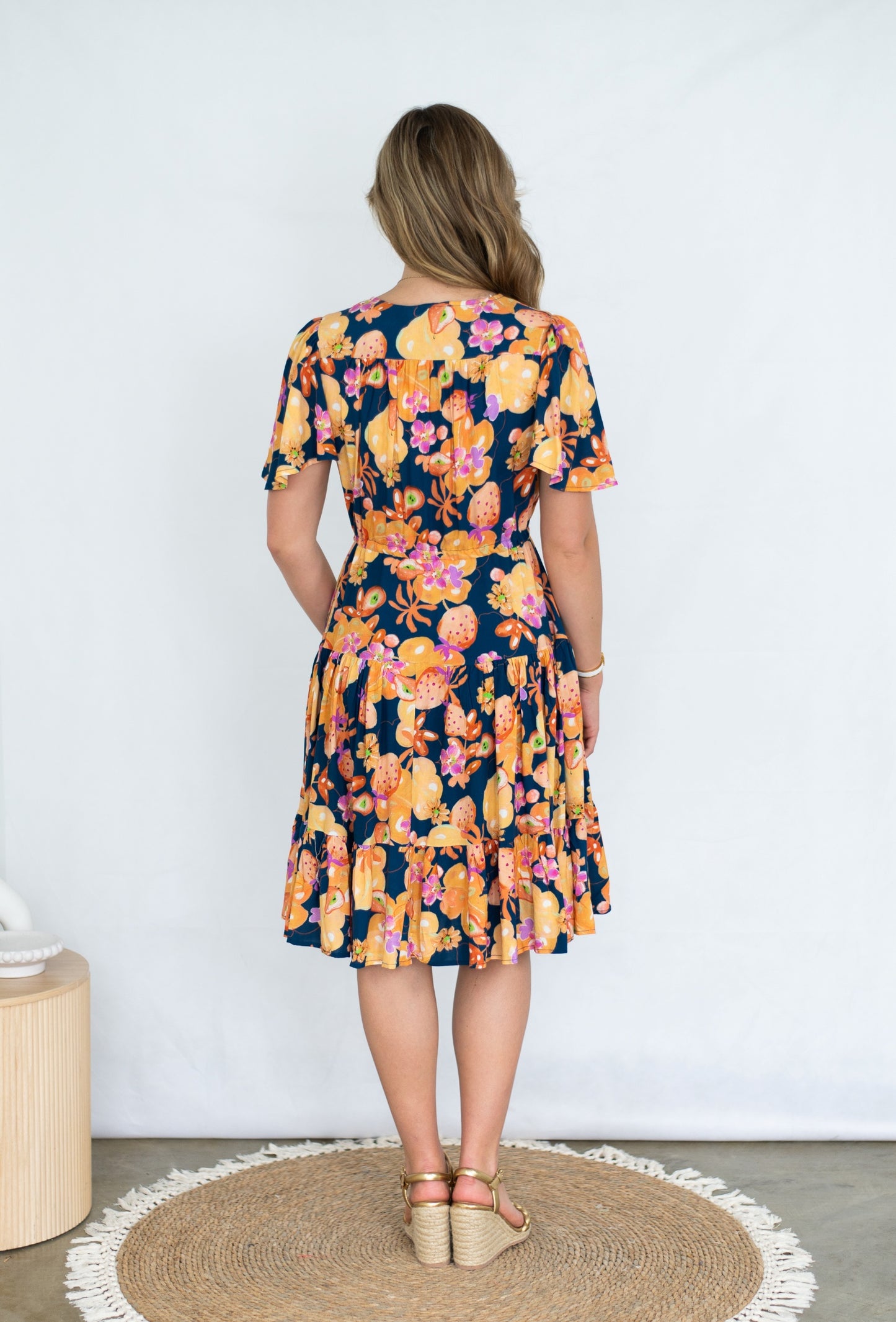 Fruitful Bloom Tiered Dress