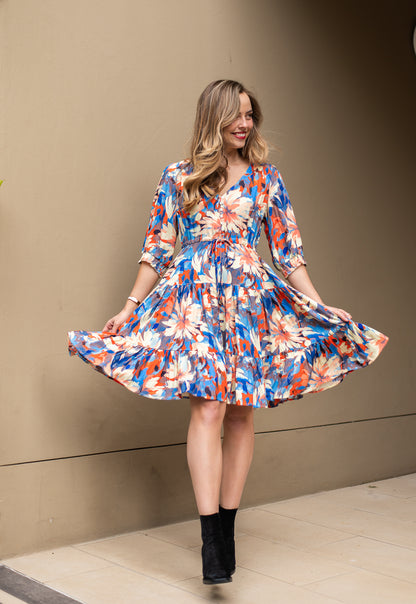 Floral Breeze Tiered Dress