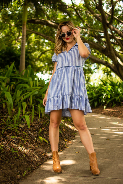 Striped Mini Dress