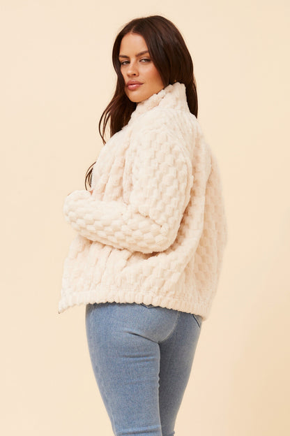 Plush Faux Fur Jacket