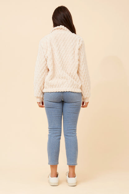 Plush Faux Fur Jacket