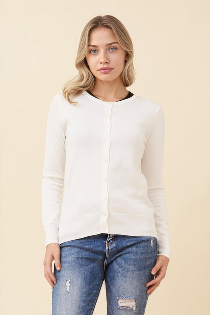 Classic Button-Up Knitted Cardigan
