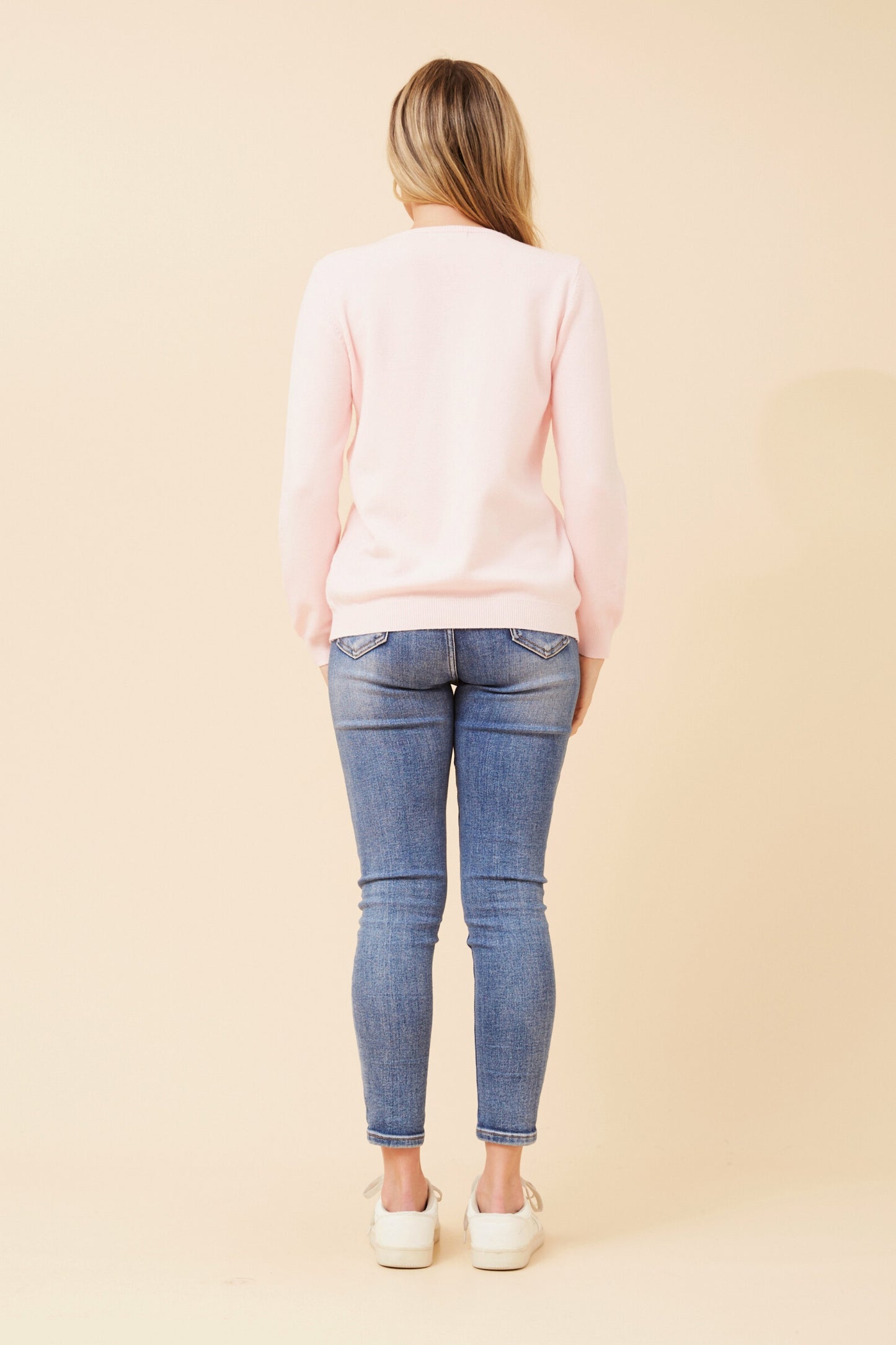 Wavy Rib Knit Jumper