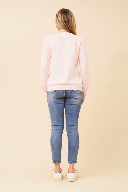 Wavy Rib Knit Jumper
