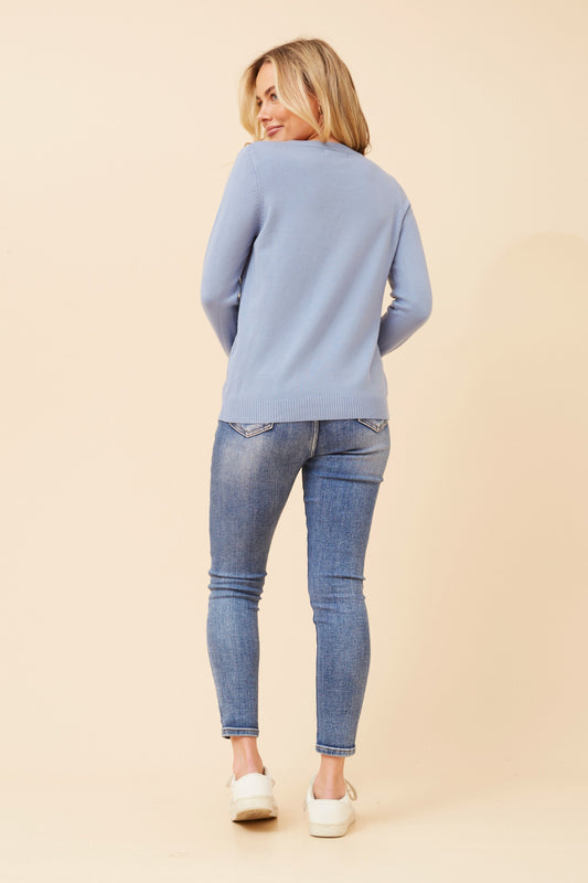Circle Lattice Knit Jumper