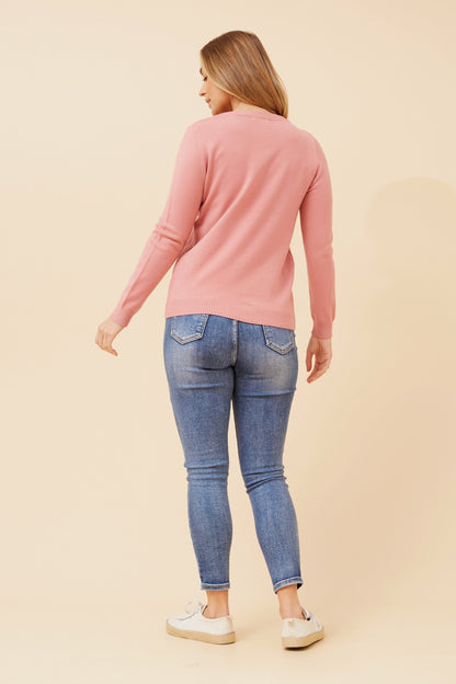 Circle Lattice Knit Jumper