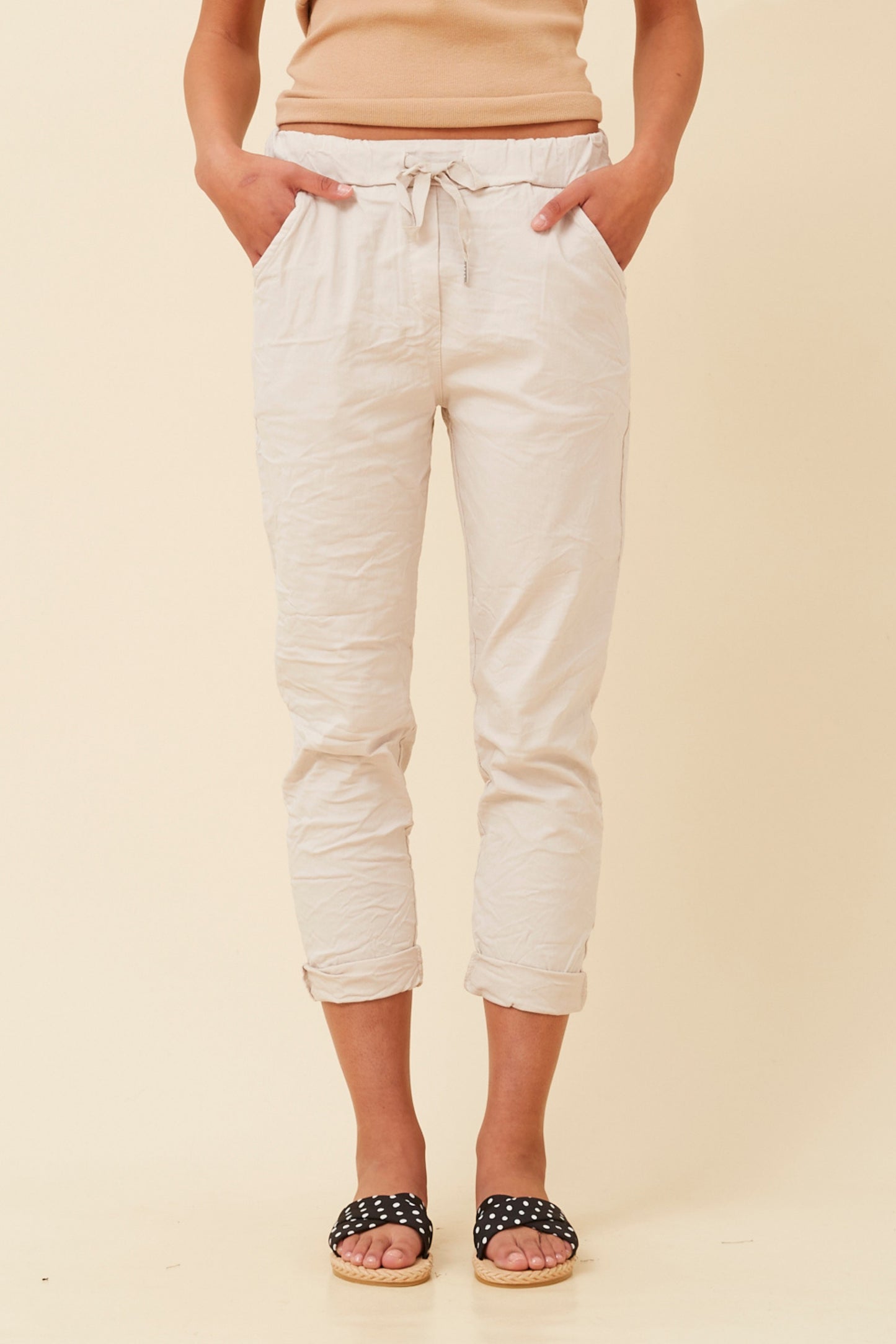 Classic Italian 7/8 Stretch Pants