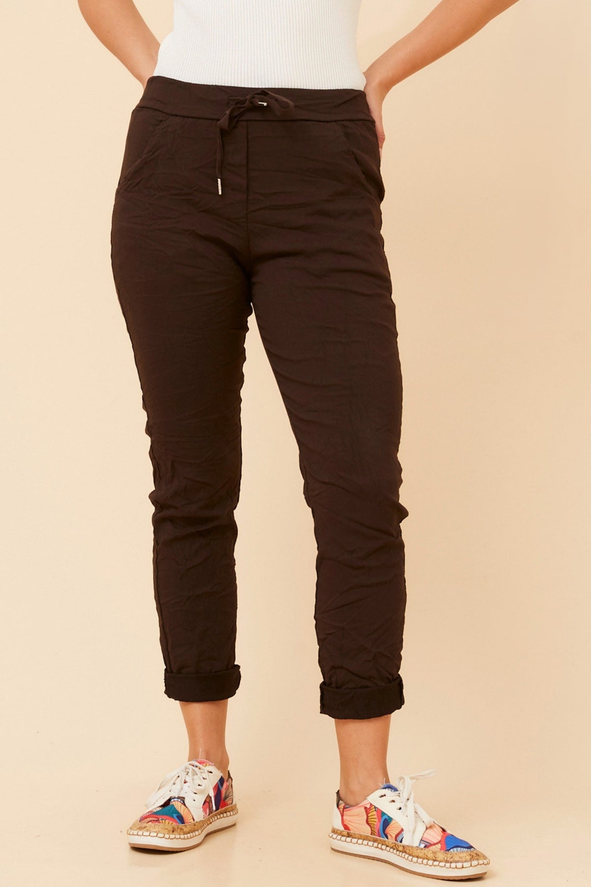 Classic Italian 7/8 Stretch Pants