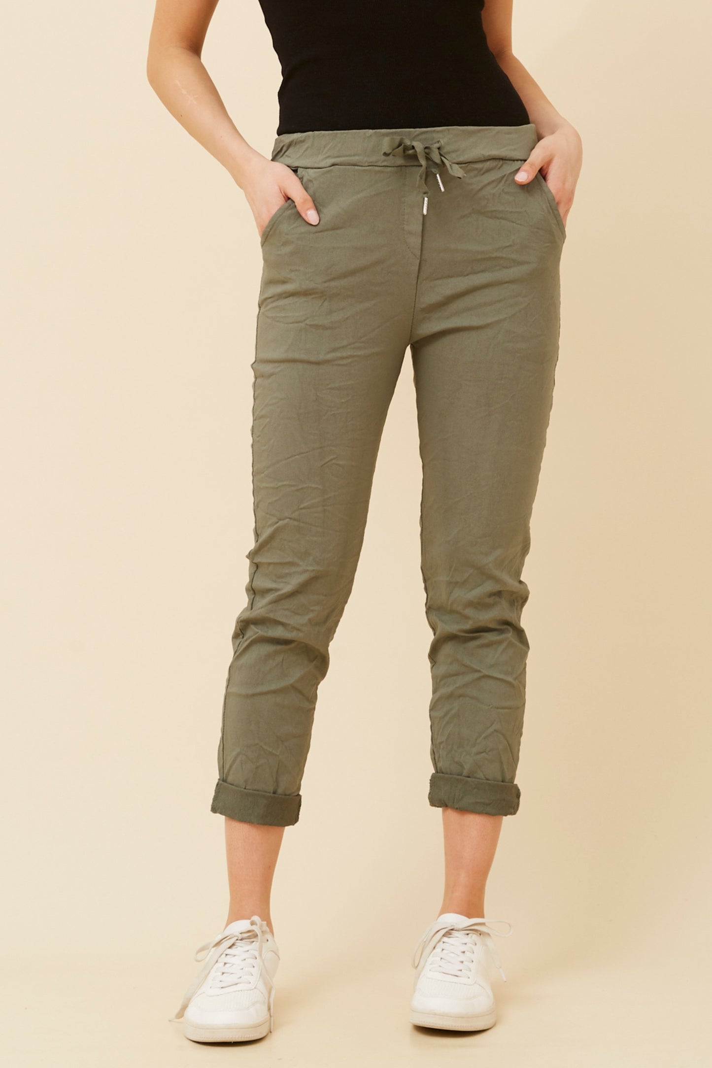 Classic Italian 7/8 Stretch Pants