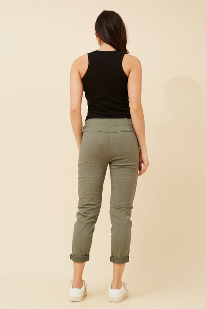 Classic Italian 7/8 Stretch Pants