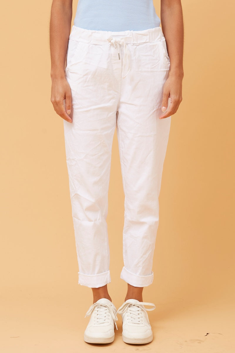 Classic Italian 7/8 Stretch Pants