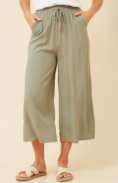Wide 7/8 Pants